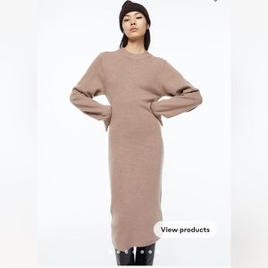 H&M knot bodycon dress new with tags